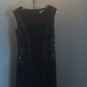 Tadashi  Shoji Black Knit dress